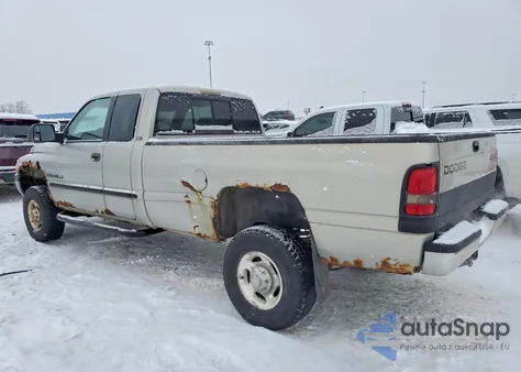 2000 Dodge Ram 2500 from USA, damaged, VIN 1B7KF23Z9YJ149350